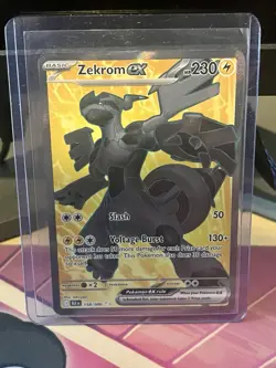 Zekrom ex 158/086 BLK EN: Black Bolt Holo Pokemon TCG English Full Art - Image 1