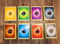 Pokemon TCG Basic Energy Card Lot 10 of Each Type! 80 Cards + rare card - Image 1