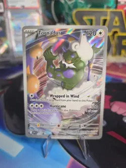 Pokemon White Flare Tornadus Promo 210 ETB Exclusive Black Star TCG Card - Image 1