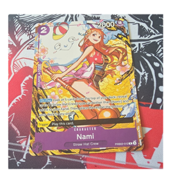 Bandai One Piece CCG Nami PRB02-012 Special Holo Character Counter +1000 EN - Image 1