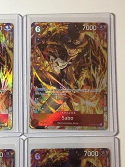 Sabo OP05-007 Illustration Box Vol. 5 Promo 4 Card Play Set Lot One Piece - Image 3