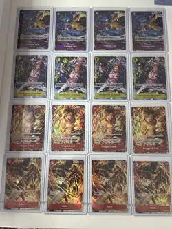 One Piece CCG Illustration Box Vol 5 & 6 - 4 Card Play Set Mega Lot - Image 1