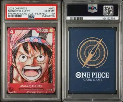2023 ONE PIECE PREMIUM COLLECTION ONE PIECE FILM RED-#022 MONKEY D. LUFFY PSA 10 - Image 3