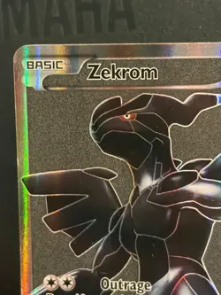 Pokemon Zekrom EX Full Art 114/114 Ultra Rare Card Black/White Light - Image 3
