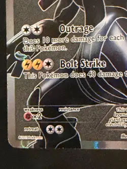 Pokemon Zekrom EX Full Art 114/114 Ultra Rare Card Black/White Light - Image 5