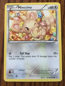Minccino RC18/RC25 Holo Legendary Treasures: Radiant Collection Pokemon Card - Image 1