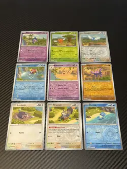 Reverse Holo Pokemon TCG (9) Hyogonosuke Connecting Art Cards Foil M/Nm - Image 1