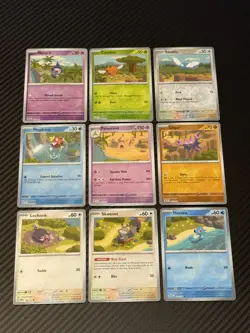 Reverse Holo Pokemon TCG (9) Hyogonosuke Connecting Art Cards Foil M/Nm - Image 2