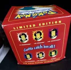 FACTORY SEALED! 1999 Burger King Pokemon Charizard 23K Gold Plated Card - Image 4