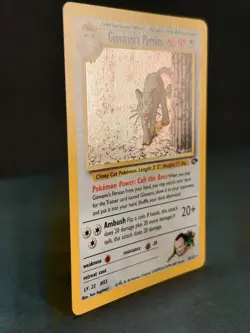 Giovanni’s Persian 8/132 Holo Rare Gym Challenge Pokemon Card Unlimited LP - Image 2