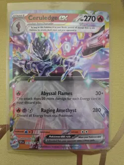 Ceruledge ex 036/191 Surging Sparks Ultra Rare Holo Pokemon Card NM - Image 1