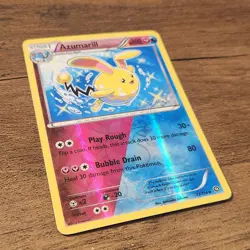 Azumarill 77/114 LP Reverse Holo 2016 Pokemon XY Steam Siege Dual Eng Fairy Card - Image 3