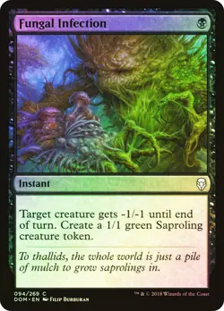 Fungal Infection - Dominaria FOIL #94 MAGIC CARD MTG NM-MINT - Image 1