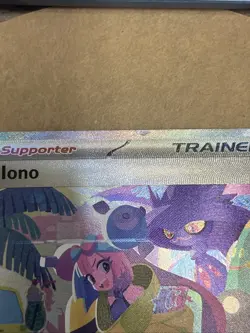Pokemon TCG Paldean Fates Iono Holo Card 237/091 Special Illustration Rare - Image 3