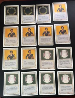 63 Card Unlimited Common Lot MTG Magic The Gathering Vintage White #2 - Image 1