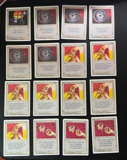 63 Card Unlimited Common Lot MTG Magic The Gathering Vintage White #2 - Image 5