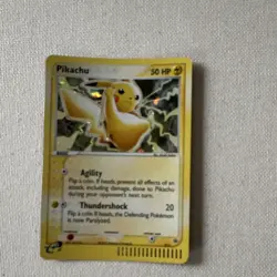 Nintendo Pikachu 012 Holo 50HP Agility Thundershock Pokemon TCG Card - Image 1