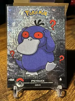 2025 Pokemon Crystal Card Collection #054 Psyduck Black Dark Edition Box Hit - Image 1