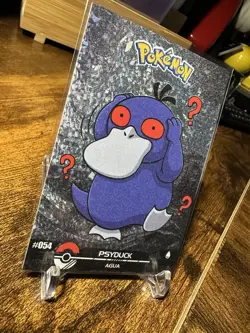 2025 Pokemon Crystal Card Collection #054 Psyduck Black Dark Edition Box Hit - Image 3