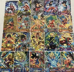10 Super Dragon Ball Heroes Son Goku Random Card Lot UI Blue SSJ4 SSJ3 GT - Image 1