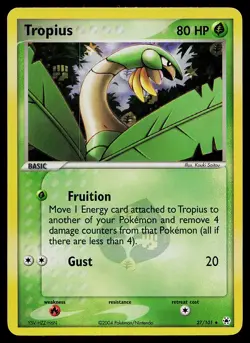 Pokemon Card - Tropius Hidden Legends 27/101 Rare Reverse Holo - Image 1