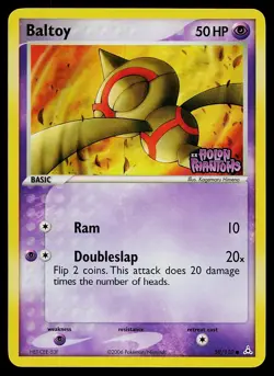 Pokemon Card - Baltoy Holon Phantoms 59/110 Reverse Holo Stamped - Image 1