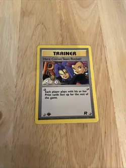 Here Comes Team Rocket 71/82 1st Edition Team Rocket Non Holo Pokemon Card - Image 2