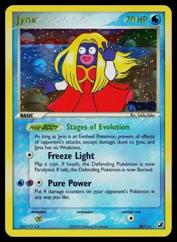 Pokemon Card - Jynx Unseen Forces 28/115 Reverse Holo Stamped - Image 1