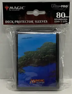 Magic Cards “The Gathering” 80 Deck Protector Sleeves, Ultra-Pro 66mm X 91mm NEW - Image 1