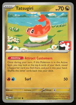 Tatsugiri 131/167 Normal Prize Pack Series Cards - Image 1