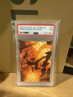 MTG -Marvel Green Goblin, Revenant Art Card S Art Series: #27 PSA 7 - Image 1