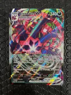 Eternatus VMAX SWSH045 SWSH: Sword & Shield Promo Cards Holo NM - Image 1