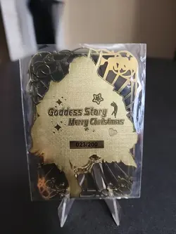 Goddess Story Merry Christmas Metal Card MXR - Image 2