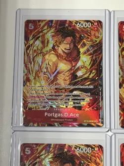 Portgas.D.Ace ST15-005 Illustration Box Vol. 5 Promo 4 Card Play Set Lot - Image 2