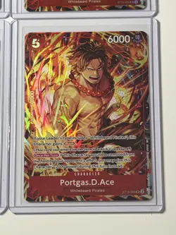 Portgas.D.Ace ST15-005 Illustration Box Vol. 5 Promo 4 Card Play Set Lot - Image 5