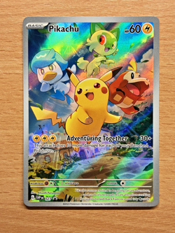 Pikachu 027 Sv: Scarlet & Violet Promo Cards Holo Near Mint Unsealed - Image 1