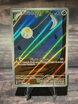 Tarountula 199/198 Illustration Rare Scarlet & Violet Spanish Pokemon Card - Image 1