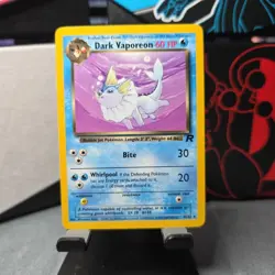 Dark Vaporeon 45/82 Team Rocket Regular Pokemon card - Image 1