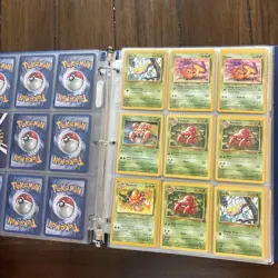 Pokemon Vintage Card Lot WOTC Old School Binder Collection Full Of FIRE Wizards - Image 4