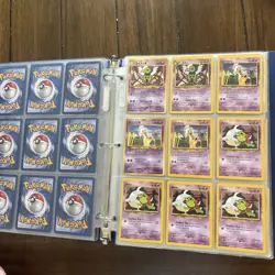 Pokemon Vintage Card Lot WOTC Old School Binder Collection Full Of FIRE Wizards - Image 5