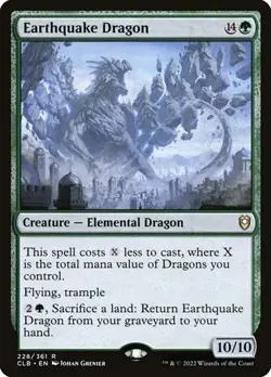 Earthquake Dragon CLB NM MTG - Image 1