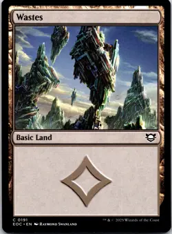 Wastes 191 Common Commander: Edge of Eternities Magic: The Gathering Near Mint - Image 1