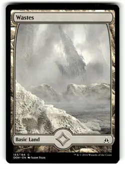 Wastes (183) - Full Art 183 Common Oath of the Gatewatch Magic: The Gathering NM - Image 1