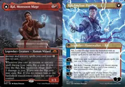 Ral, Monsoon Mage // Ral, Leyline Prodigy - Extended Art MH3 NM MTG - Image 1