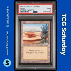 1993 MAGIC: THE GATHERING ARABIAN NIGHTS #NNO OASIS PSA 9 - Image 1