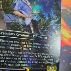 NM Estinien Varlineau (Borderless) (Chocobo Track Foil) Final Fantasy Foil - Image 3