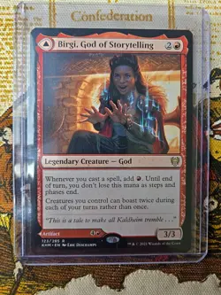 Birgi, God of Storytelling Kaldheim Regular - Image 1
