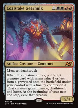 MTG Coalstoke Gearhulk Aetherdrift 0198 Regular Mythic - Image 1
