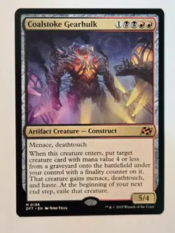 MTG Coalstoke Gearhulk Aetherdrift 0198 Regular Mythic - Image 2