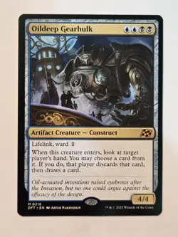 MTG Oildeep Gearhulk Aetherdrift 0215 Regular Mythic - Image 2